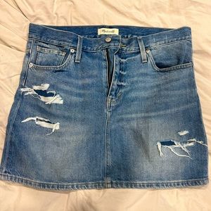 Size 31 Madewell Denim Skirt